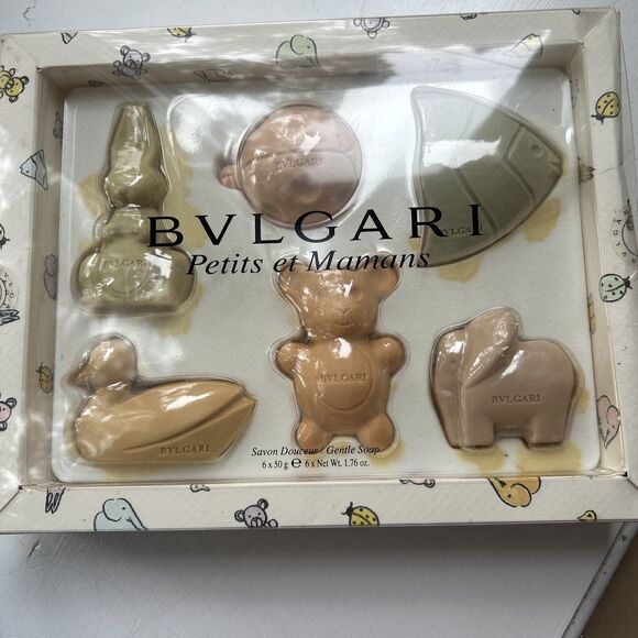 BVLGARI Petits et Mamans Gentle Soap Coffret Set - 6x50g Vintage